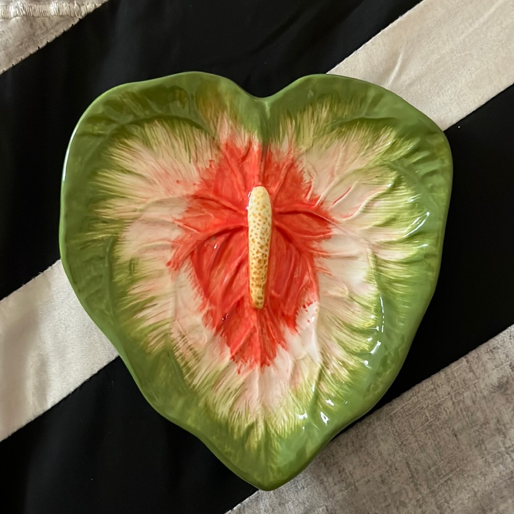 Anthurium Ceramic Dish